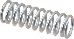 Value Collection - 0.6" OD, 0.072" Wire, 1-3/4" Free Length, Music Wire Compression Stock Springs Spring - 30.3 Lb Spring Rating - Eagle Tool & Supply