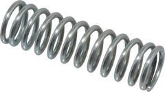 Value Collection - 0.6" OD, 0.072" Wire, 2" Free Length, Music Wire Compression Stock Springs Spring - 26.22 Lb Spring Rating - Eagle Tool & Supply