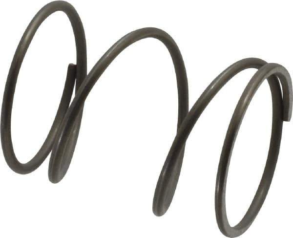 Value Collection - 0.72" OD, 0.047" Wire, 1" Free Length, Music Wire Compression Stock Springs Spring - 9.56 Lb Spring Rating - Eagle Tool & Supply