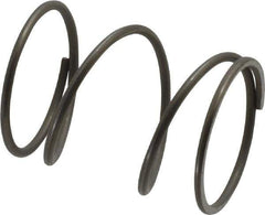 Value Collection - 0.72" OD, 0.047" Wire, 1" Free Length, Music Wire Compression Stock Springs Spring - 9.56 Lb Spring Rating - Eagle Tool & Supply