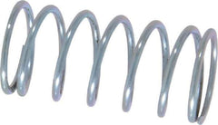 Value Collection - 0.72" OD, 0.062" Wire, 1-1/2" Free Length, Music Wire Compression Stock Springs Spring - 15.4 Lb Spring Rating - Eagle Tool & Supply