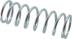 Value Collection - 0.72" OD, 0.072" Wire, 2" Free Length, Music Wire Compression Stock Springs Spring - 18.98 Lb Spring Rating - Eagle Tool & Supply