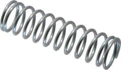 Value Collection - 0.72" OD, 0.072" Wire, 2-1/2" Free Length, Music Wire Compression Stock Springs Spring - 14.95 Lb Spring Rating - Eagle Tool & Supply