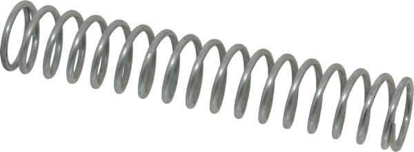 Value Collection - 0.72" OD, 0.072" Wire, 4" Free Length, Music Wire Compression Stock Springs Spring - 9.13 Lb Spring Rating - Eagle Tool & Supply