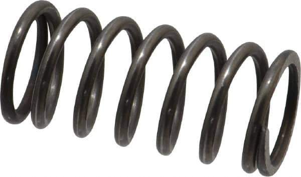 Value Collection - 0.72" OD, 0.08" Wire, 1-1/2" Free Length, Music Wire Compression Stock Springs Spring - 38.45 Lb Spring Rating - Eagle Tool & Supply