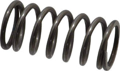 Value Collection - 0.72" OD, 0.08" Wire, 1-1/2" Free Length, Music Wire Compression Stock Springs Spring - 38.45 Lb Spring Rating - Eagle Tool & Supply