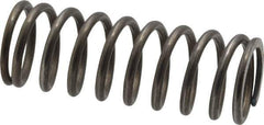 Value Collection - 0.72" OD, 0.08" Wire, 2" Free Length, Music Wire Compression Stock Springs Spring - 28 Lb Spring Rating - Eagle Tool & Supply