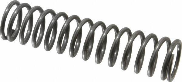 Value Collection - 0.72" OD, 0.08" Wire, 3" Free Length, Music Wire Compression Stock Springs Spring - 18.14 Lb Spring Rating - Eagle Tool & Supply