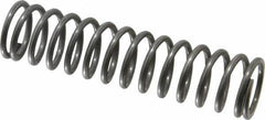 Value Collection - 0.72" OD, 0.08" Wire, 3" Free Length, Music Wire Compression Stock Springs Spring - 18.14 Lb Spring Rating - Eagle Tool & Supply