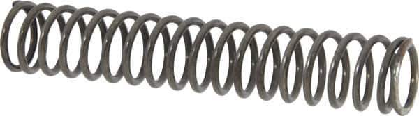 Value Collection - 0.72" OD, 0.08" Wire, 4" Free Length, Music Wire Compression Stock Springs Spring - 13.42 Lb Spring Rating - Eagle Tool & Supply