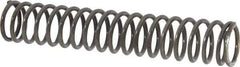 Value Collection - 0.72" OD, 0.08" Wire, 4" Free Length, Music Wire Compression Stock Springs Spring - 13.42 Lb Spring Rating - Eagle Tool & Supply