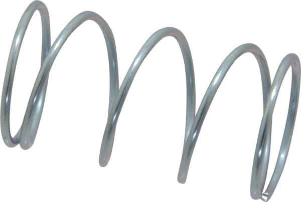 Value Collection - 0.85" OD, 0.054" Wire, 1-1/2" Free Length, Music Wire Compression Stock Springs Spring - 7.83 Lb Spring Rating - Eagle Tool & Supply
