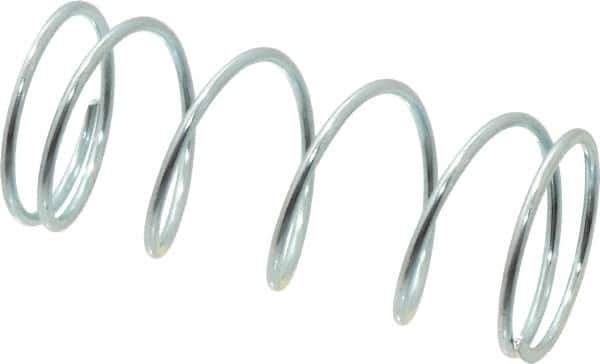 Value Collection - 0.85" OD, 0.054" Wire, 2" Free Length, Music Wire Compression Stock Springs Spring - 5.76 Lb Spring Rating - Eagle Tool & Supply