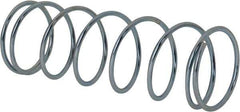 Value Collection - 0.85" OD, 0.054" Wire, 2-1/2" Free Length, Music Wire Compression Stock Springs Spring - 4.55 Lb Spring Rating - Eagle Tool & Supply