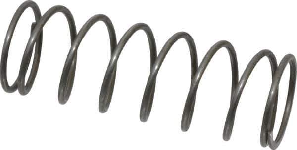 Value Collection - 0.85" OD, 0.062" Wire, 2-1/2" Free Length, Music Wire Compression Stock Springs Spring - 7.04 Lb Spring Rating - Eagle Tool & Supply