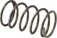 Value Collection - 0.85" OD, 0.072" Wire, 1-1/2" Free Length, Music Wire Compression Stock Springs Spring - 20.15 Lb Spring Rating - Eagle Tool & Supply