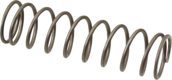 Value Collection - 0.85" OD, 0.072" Wire, 3" Free Length, Music Wire Compression Stock Springs Spring - 9.56 Lb Spring Rating - Eagle Tool & Supply