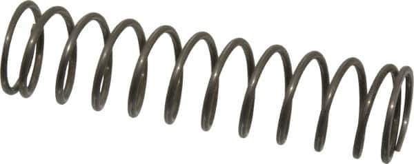 Value Collection - 0.85" OD, 0.072" Wire, 3-1/2" Free Length, Music Wire Compression Stock Springs Spring - 8.14 Lb Spring Rating - Eagle Tool & Supply