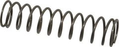 Value Collection - 0.85" OD, 0.072" Wire, 3-1/2" Free Length, Music Wire Compression Stock Springs Spring - 8.14 Lb Spring Rating - Eagle Tool & Supply