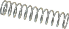 Value Collection - 0.85" OD, 0.08" Wire, 3-1/2" Free Length, Music Wire Compression Stock Springs Spring - 11.63 Lb Spring Rating - Eagle Tool & Supply