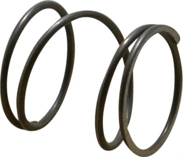 Value Collection - 0.975" OD, 0.062" Wire, 1" Free Length, Music Wire Compression Stock Springs Spring - 15.94 Lb Spring Rating - Eagle Tool & Supply