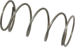Value Collection - 0.975" OD, 0.062" Wire, 2" Free Length, Music Wire Compression Stock Springs Spring - 7.44 Lb Spring Rating - Eagle Tool & Supply