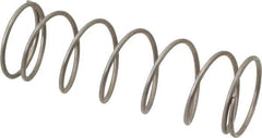 Value Collection - 0.975" OD, 0.062" Wire, 3" Free Length, Music Wire Compression Stock Springs Spring - 4.85 Lb Spring Rating - Eagle Tool & Supply