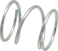 Value Collection - 0.975" OD, 0.072" Wire, 1" Free Length, Music Wire Compression Stock Springs Spring - 26.32 Lb Spring Rating - Eagle Tool & Supply