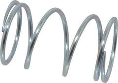 Value Collection - 0.975" OD, 0.072" Wire, 1-1/2" Free Length, Music Wire Compression Stock Springs Spring - 16.61 Lb Spring Rating - Eagle Tool & Supply