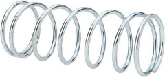 Value Collection - 0.975" OD, 0.072" Wire, 2-1/2" Free Length, Music Wire Compression Stock Springs Spring - 9.56 Lb Spring Rating - Eagle Tool & Supply