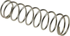 Value Collection - 0.975" OD, 0.072" Wire, 3-1/2" Free Length, Music Wire Compression Stock Springs Spring - 6.71 Lb Spring Rating - Eagle Tool & Supply