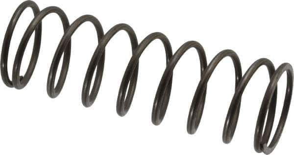 Value Collection - 0.975" OD, 0.08" Wire, 3" Free Length, Music Wire Compression Stock Springs Spring - 11.18 Lb Spring Rating - Eagle Tool & Supply