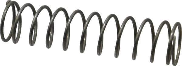 Value Collection - 0.975" OD, 0.08" Wire, 4" Free Length, Music Wire Compression Stock Springs Spring - 8.26 Lb Spring Rating - Eagle Tool & Supply