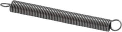 Made in USA - 1/8" OD, 1.73 Lb Max Load, 2.54" Max Ext Len, 0.016" Wire Diam Spring - 1.1 Lb/In Rating, 0.21 Lb Init Tension, 1-1/4" Free Length - Eagle Tool & Supply