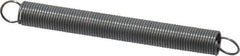 Made in USA - 1/4" OD, 3.4 Lb Max Load, 6.27" Max Ext Len, 0.026" Wire Diam Spring - 0.76 Lb/In Rating, 0.5 Lb Init Tension, 2-1/2" Free Length - Eagle Tool & Supply