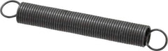 Made in USA - 5/16" OD, 5.16 Lb Max Load, 6.22" Max Ext Len, 0.032" Wire Diam Spring - 1.19 Lb/In Rating, 0.72 Lb Init Tension, 2-1/2" Free Length - Eagle Tool & Supply