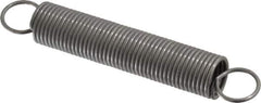 Made in USA - 5/8" OD, 15.96 Lb Max Load, 8.9" Max Ext Len, 0.062" Wire Diam Spring - 2.74 Lb/In Rating, 2.5 Lb Init Tension, 4" Free Length - Eagle Tool & Supply