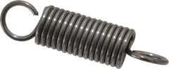Made in USA - 5/8" OD, 33.56 Lb Max Load, 3.56" Max Ext Len, 0.08" Wire Diam Spring - 24.87 Lb/In Rating, 7 Lb Init Tension, 2-1/2" Free Length - Eagle Tool & Supply