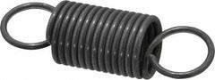 Made in USA - 3/4" OD, 27.61 Lb Max Load, 3.83" Max Ext Len, 0.08" Wire Diam Spring - 17.02 Lb/In Rating, 4.9 Lb Init Tension, 2-1/2" Free Length - Eagle Tool & Supply