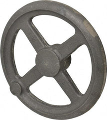 Morton Machine Works - 8", 4 Spoke Straight Handwheel - 1.9" Hub, Cast Iron, Plain Finish - Eagle Tool & Supply