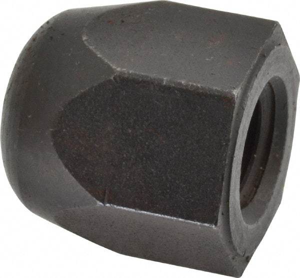 Morton Machine Works - 5/8-11" UNC, 1-1/16" Width Across Flats, Black Oxide Finish, Steel Acorn Nut - 1-3/16" Overall Height, TCMAI - Eagle Tool & Supply