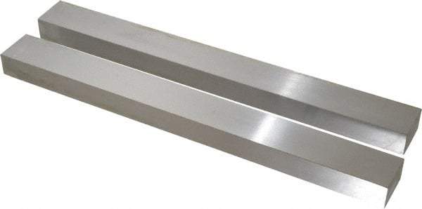 Value Collection - 12" Long x 1-1/4" High x 3/4" Thick, Tool Steel Parallel - Sold as Matched Pair - Eagle Tool & Supply