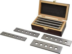 Value Collection - 8 Piece, 6 Inch Long Tool Steel Parallel Set - 1 to 1-3/4 Inch High, 3/16 to 3/16 Inch Thick, 55-62 RC Hardness, Sold as 4 Pair - Eagle Tool & Supply