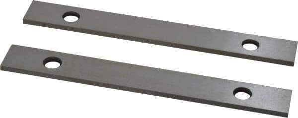 Value Collection - 6" Long x 3/4" High x 1/8" Thick, Tool Steel Parallel - 0.0002" Parallelism, Sold as Matched Pair - Eagle Tool & Supply