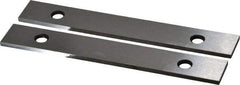 Value Collection - 6" Long x 7/8" High x 1/8" Thick, Tool Steel Parallel - 0.0002" Parallelism, Sold as Matched Pair - Eagle Tool & Supply