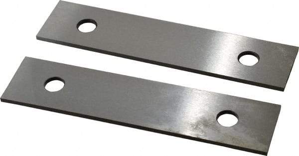 Value Collection - 6" Long x 1-3/8" High x 1/8" Thick, Tool Steel Parallel - 0.0002" Parallelism, Sold as Matched Pair - Eagle Tool & Supply