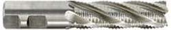 Niagara Cutter - 5/8" Diam, Coarse Pitch, 1-1/4" LOC, 4 Flute Cobalt Roughing Square End Mill - Uncoated, 3-3/8" OAL, 5/8" Shank Diam, Single End, 30° Helix - Eagle Tool & Supply