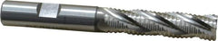 Hertel - 1/2" Diam, Coarse Pitch, 2" LOC, 4 Flute Cobalt Roughing Square End Mill - Uncoated, 4" OAL, 1/2" Shank Diam, Single End, 30° Helix - Eagle Tool & Supply