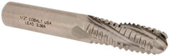 Hertel - 1/2" Diam, Coarse Pitch, 1-1/4" LOC, 4 Flute Cobalt Roughing Ball End Mill - Uncoated, 3-1/4" OAL, 1/2" Shank Diam, Single End, Centercutting, 30° Helix - Eagle Tool & Supply