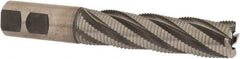 Hertel - 7/8" Diam, Fine Pitch, 3-1/2" LOC, 5 Flute Cobalt Roughing Square End Mill - Uncoated, 5-5/8" OAL, 7/8" Shank Diam, Single End, 30° Helix - Eagle Tool & Supply